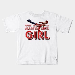 Martial Arts Girl Kids T-Shirt